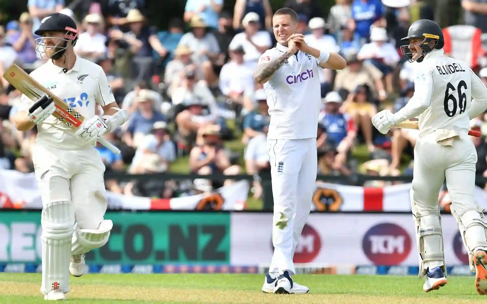 NZ vs ENG 1st Test, Day 1 Highlights: Williamson Misses Century, Bashir Takes Four as Kiwis Close at 319/8  